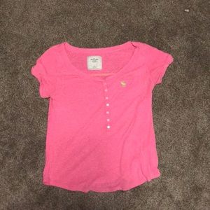 Pink v-neck